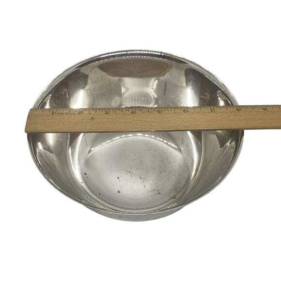 Oneida 8" Silver Plate Fruit Bowl Vintage Paul Revere Reproduction Center Piece - Picture 9 of 12